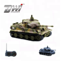 VsTank Radio Controlled Infrared Tank (RC) Tiger 1 (Early Production) 1/24 Scale - GREEN CAMOUFLAGE